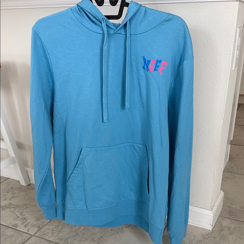 Neff Light Blue Hoodie Sweater
